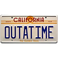 Back to the Future | OUTATIME | Metal Stamped License Plate